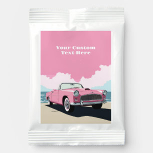Custom Name Pink Classic Car Margarita Drink Mix