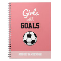 Custom Name Pink Girls With Goals Superstar Soccer