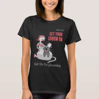 Custom Name Pink Pet Grooming Apparel T Shirt Zazzle