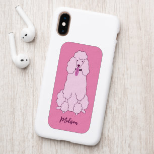 Custom Name Pink Poodle Patch