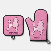 Custom Name Pink Poodles