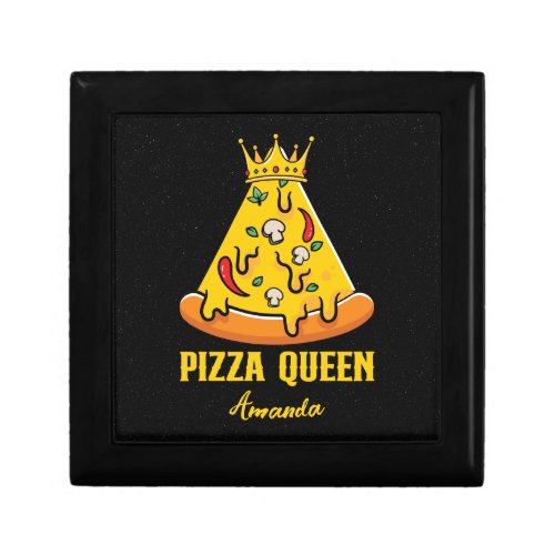 Custom Name Pizza Queen Gift Box
