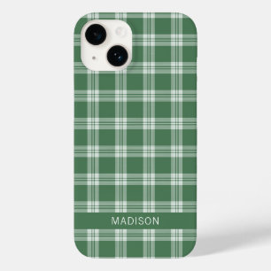 Custom Name Plaid / Tartan Pattern Case-Mate iPhone 14 Case
