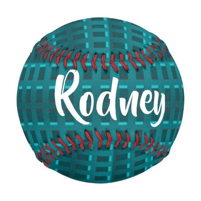 Custom name plastic blocks baseball (Front)