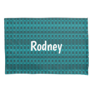 Custom name plastic blocks pillow case