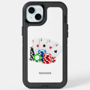 Custom Name Poker / Casino iPhone 15 Plus Case