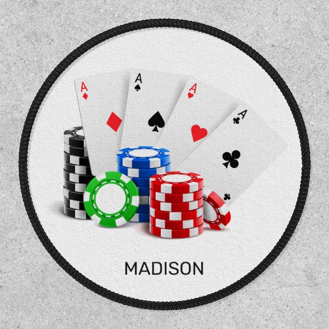 Custom Name Poker / Casino Patch (Front)