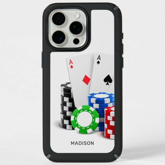 Custom Name Poker / Casino Speck iPhone Case (Front)