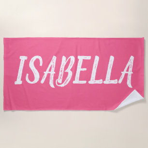 Custom Name Pool Birthday Personalized Vacation Beach Towel