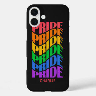 Custom Name Pride iPhone 16 Plus Case
