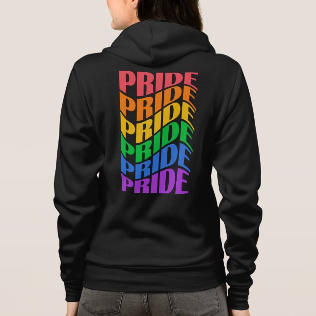 Custom Name Pride Hoodie (Back)