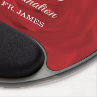 Custom Name Priest Anniversary Ordination Red Rose