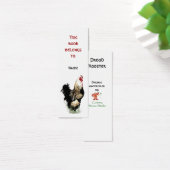 Custom Name Proud Farm Rooster Bookmark (Desk)