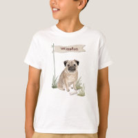 Custom Name Pug Pet Dog