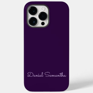 Custom Name Purpule Personalized Case-Mate iPhone 14 Pro Max Case
