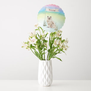 Custom Name Ragdoll Cat Pet Balloon