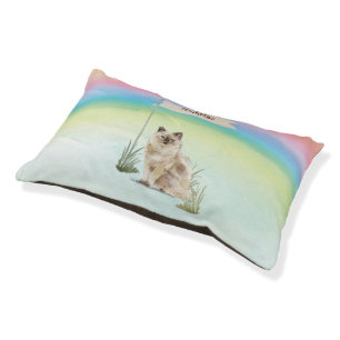 Custom Name Ragdoll Cat Pet Bed