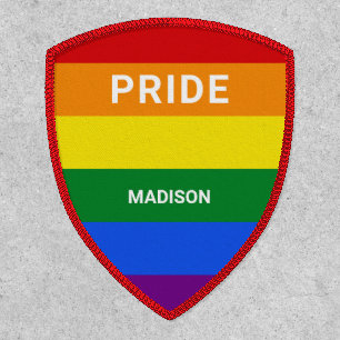 Custom Name Rainbow Pride Patch