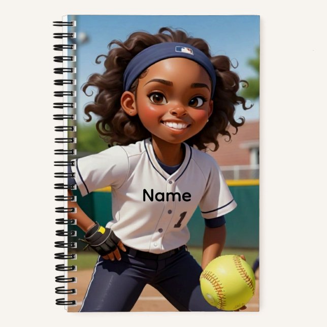 Custom Name Ready Set Play Notebook (Front)