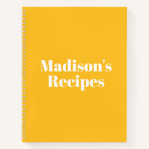 Custom Name Recipe Book Mother's day Birthday gift