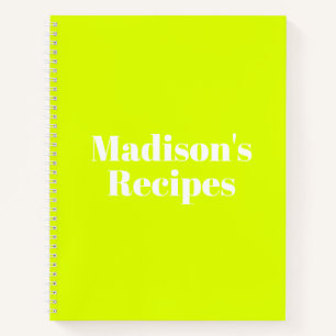 Custom Name Recipe Book Mother's day Birthday gift