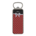 Custom name red diamonds silver glitter bow