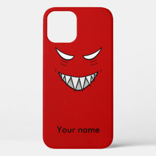 Custom Name Red Evil Grin iPhone 12 Pro Case