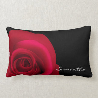 Custom Name Red Rose Pillows