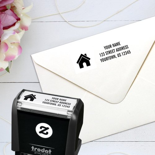 Custom Name Return Address Self_inking Stamp