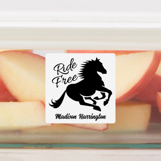 Custom Name Ride Free Labels (Affixed)