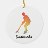 ringette christmas ornament