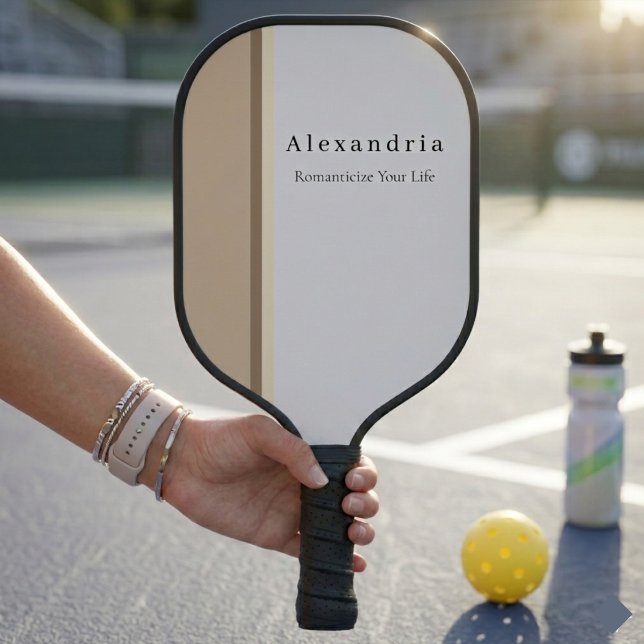 Custom Name Romanticize Your Life Pickleball Paddle (Creator Uploaded)