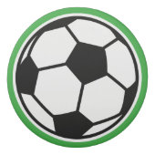 Custom name round soccer ball eraser for kids (Front)