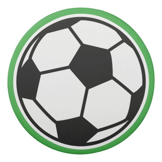 Custom name round soccer ball eraser for kids | Zazzle.com