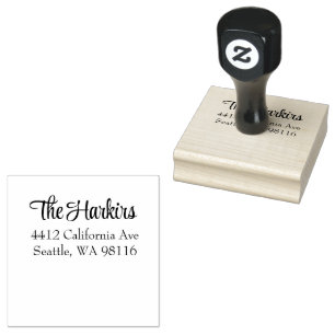 Custom Name Rubber Stamp