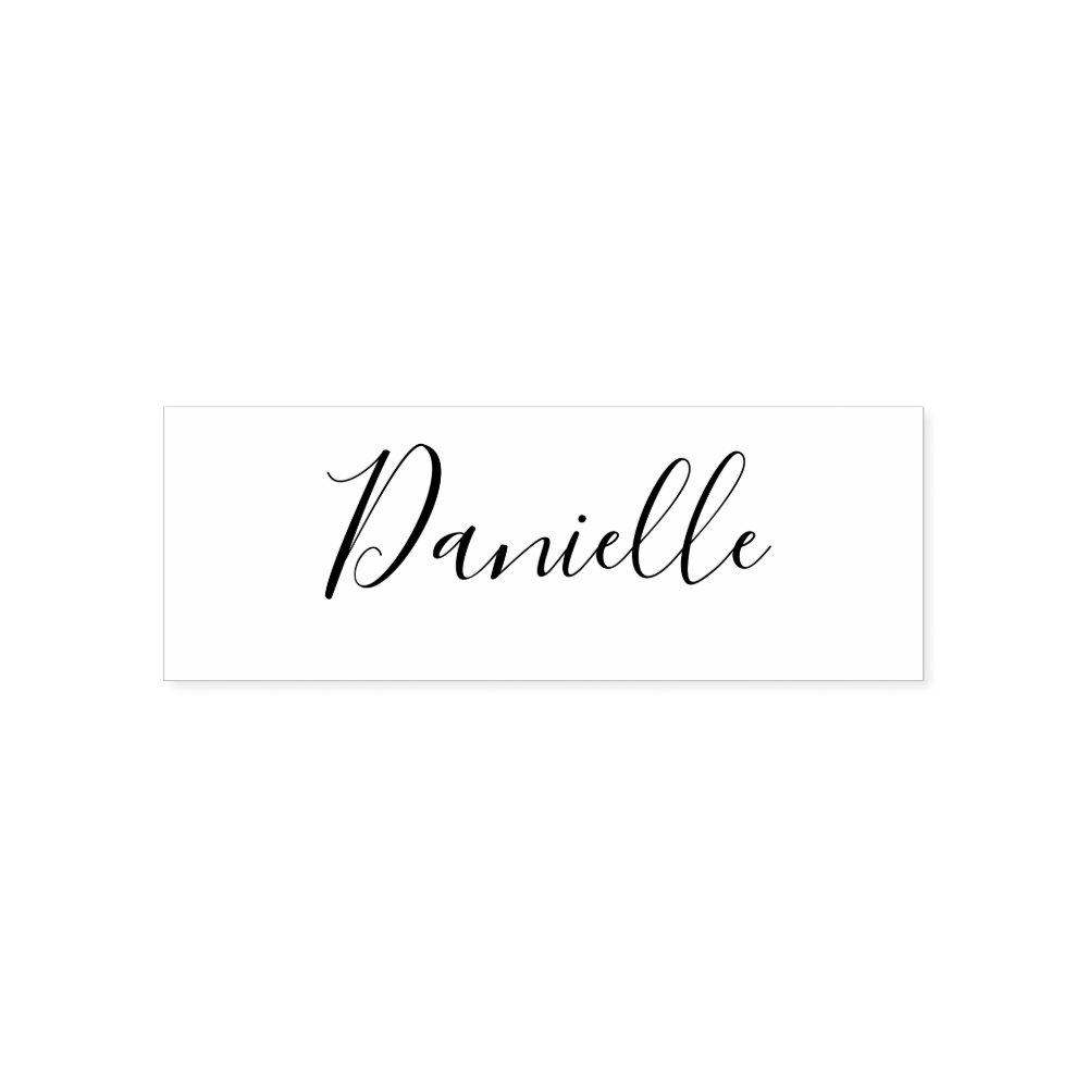 Disover Custom Name Rubber Stamp - Personalized Signature
