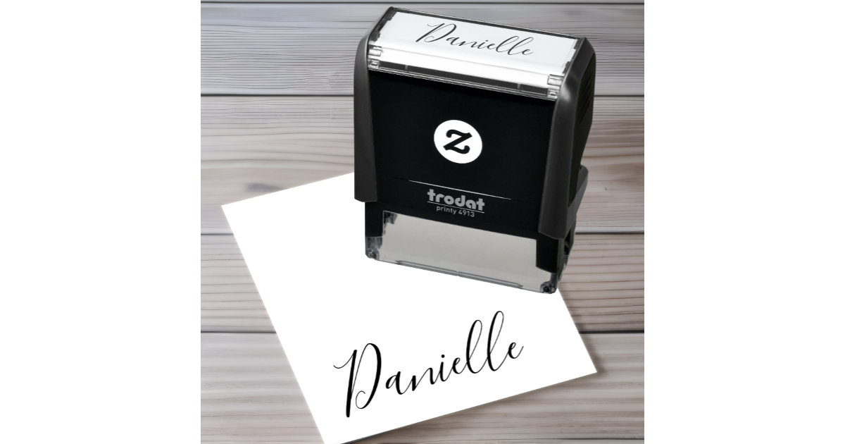 Custom Name Personalized Rubber Address Stamp