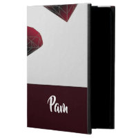 Custom name ruby red gemstones powis iPad air 2 case