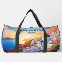 Custom Name Santorini Greece Sunset