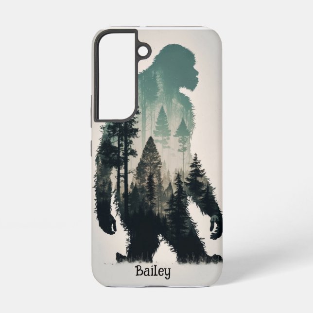 Custom Name Sasquatch Big Foot Legend Samsung Galaxy Case (Back)