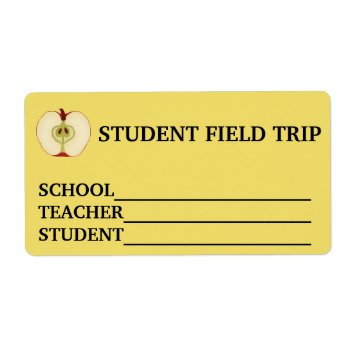 Custom Name School Field Trip Sticker by Mousefx at Zazzle