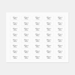 Custom Name Script Font Kids' Labels