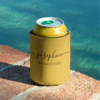 Personalized Standard Can Cooler, Stainless Steel Insulated Cooler,  Bridesmaid Gift, Beer Can Cooler, Soda Can Cooler, 12 Oz Can 