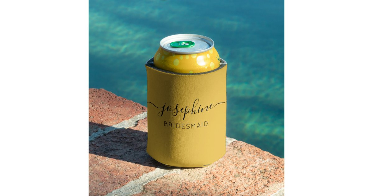 Personalized Tumbler Bridesmaid Proposal - Beer Can Cooler