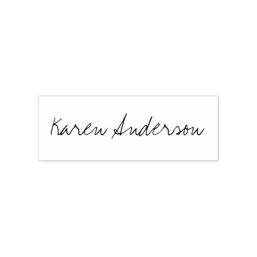 Custom Name Script Signature Stamp