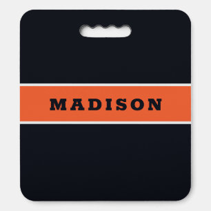 Custom name seat cushion