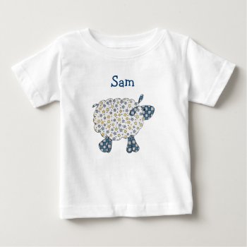 Custom Name Sheep T-shirt by Mousefx at Zazzle