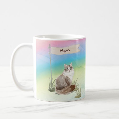 Custom Name Siberian Cat Pet Coffee Mug