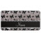 Custom name silver glitter butterflies