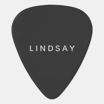 Custom Name Simple Guitar Pick by ops2014 at Zazzle
